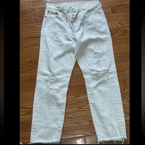 Levi’s white jeans wedgie fit size 26 - great condition worn once